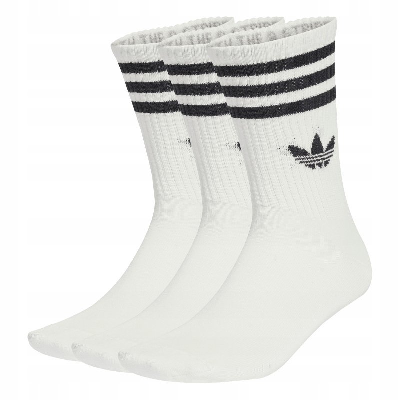 ADIDAS ORIGINALS SKARPETKI DO ŁYDKI 3 PARY JV7401 R. L