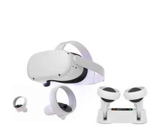 Oculus Oculus Quest 2 - 128 GB + Ładowarka SMOKE MARACA - darmowy odbiór w 22 miastach i bezpłatny zwrot Paczkomatem aż do 15 dni - Okulary VR - miniaturka - grafika 1