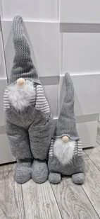 Mikołaj Gnom Skrzat Krasnal szary 56 cm ŚWIĘTA - Ozdoby bożonarodzeniowe - miniaturka - grafika 1