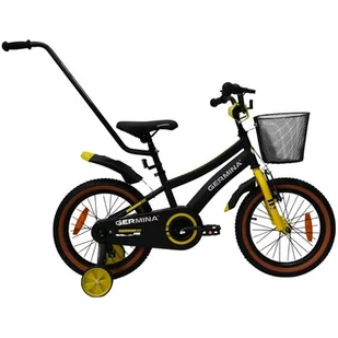 Rower dziecięcy GERMINA BMX 16 cali Czarny - Rowery - miniaturka - grafika 1