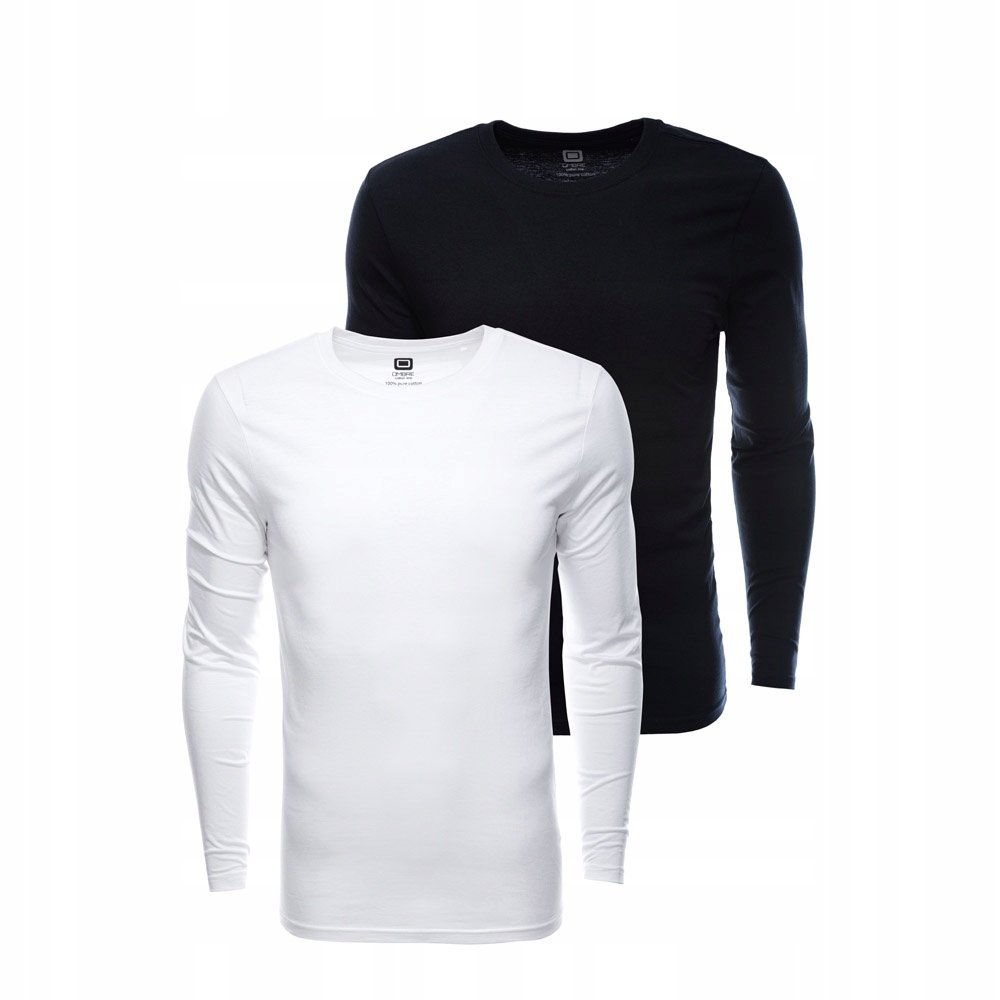 Zestaw longsleeve męski 100% bawełna z długim rękawem 2-pak mix V8 Z43 XL