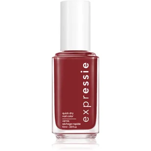 Essie Szybkoschnący lakier do paznokci "Expressie", nr 195 notifications on, czerwony, formuła wegańska, 10 ml - Lakiery do paznokci - miniaturka - grafika 1