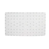 Maty antypoślizgowe - Mata łazienkowa Tiles 68 x 38 cm biały Malva - miniaturka - grafika 1