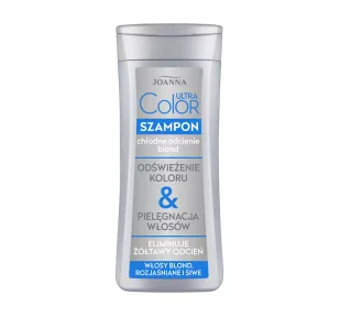 Joanna Ultra Color System Szampon do włosów blond, rozjaśnianych i siwych 400ml - Szampony do włosów - miniaturka - grafika 1