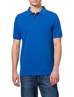 Koszulki męskie - camel active Męska koszulka polo 4094665p3690, niebieski, XXL - grafika 1