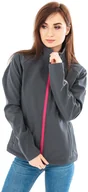 Kurtki i kamizelki sportowe damskie - Hi-Tec Kurtka damska Lady Lucari Moon Grey/Bright Pink r. S - miniaturka - grafika 1
