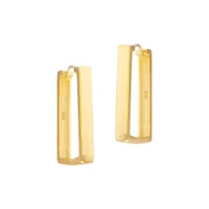 Biżuteria dla dzieci - Srebrne 925 Pozłacane kolczyki Modern - miniaturka - grafika 1