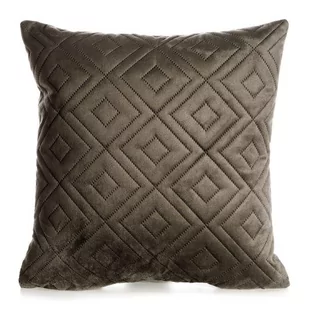 Euro Firany Poszewka Velvetowa Ariel/3 40 x 40 Brązowy 1219317 - Poszewki na poduszki - miniaturka - grafika 1