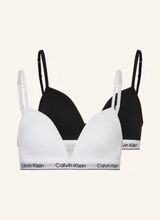 Calvin Klein Biustonosz Bez Fiszbin schwarz - Biustonosze - miniaturka - grafika 1