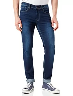 Spodnie męskie - Pepe Jeans Finsbury Spodnie męskie, Niebieski (Denim-cq3), 29W / 34L - grafika 1