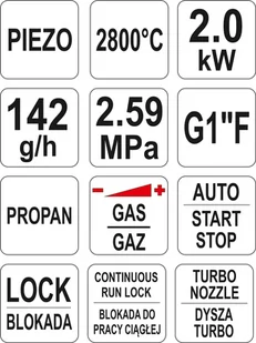 PALNIK GAZOWY TURBO - Akcesoria do lutowania - miniaturka - grafika 6
