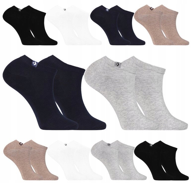 Stopki Skarpetki Męskie Bawełniane Skarpety KOLOR MORAJ 10PAR Zestaw 39-42