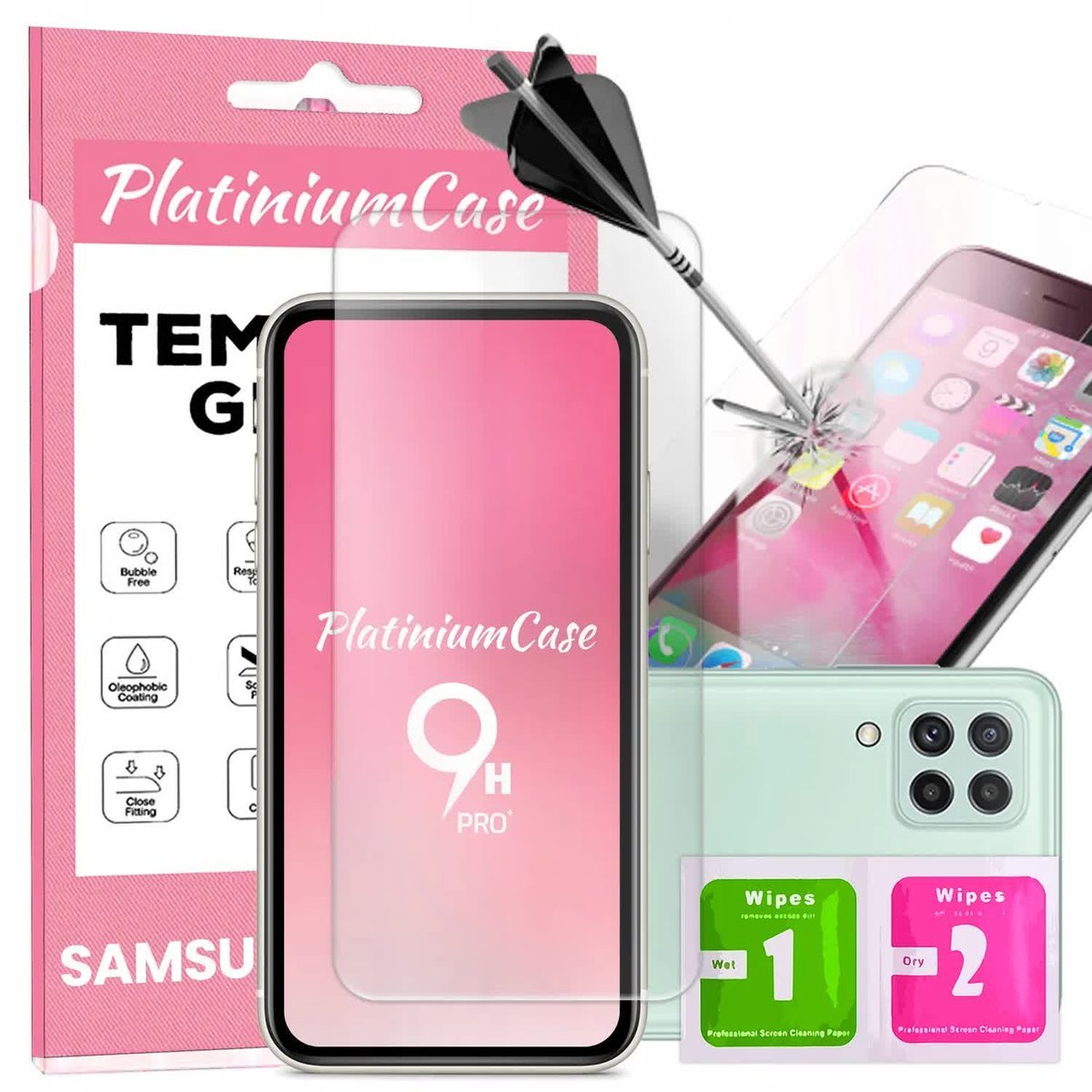 Szkło hartowane 9H szybka ekran do SAMSUNG A22 4G