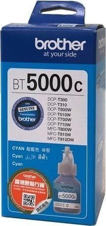 Tusz Brother Oryginalny ink / tusz BT-5000C, cyan, 5000s, Brother DCP T300, DCP T500W, DCP T700W