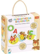 Zabawki interaktywne dla dzieci - Trefl Układanka Cyferki Zabawka drewniana 61441 - miniaturka - grafika 1