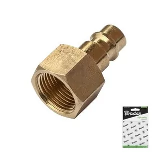 Wtyk mosiężny GW 1/4" - Akcesoria pneumatyczne - miniaturka - grafika 1