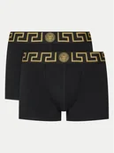 Majtki damskie - Versace Komplet 2 par bokserek AU10181 1A10011 Czarny - miniaturka - grafika 1