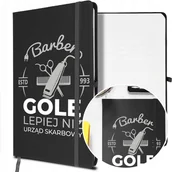 Notesy i bloczki - NOTES A5 z Gumką Prezent dla BARBERA Twoje IMIĘ - miniaturka - grafika 1