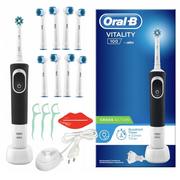 Szczoteczki elektryczne - Braun Oral-B Vitality 100 CrossAction Czarny - miniaturka - grafika 1