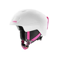 Kaski narciarskie - Kask narciarski dla dorosłych Uvex Heyya Pro White Pink Mat 2023 - miniaturka - grafika 1