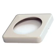 Klawisze i ramki - Hager polo Integro Ramka pojedyncza biały połysk 9182709 9182709 - miniaturka - grafika 1