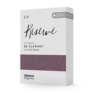 Akcesoria do instrumentów dętych - D'Addario Organic Classic Bb płatki klarnetu - tuba do klarnetu - Pierwsza i jedyna ekologiczna trzcina - 2,5 skrobia, 10 szt. w opakowaniu - miniaturka - grafika 1