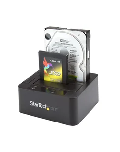 StarTech.com ESATA/USB 3.0 DUAL HDD DOCK . - Obudowy i kieszenie na dyski twarde - miniaturka - grafika 1