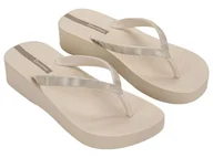 Klapki i japonki damskie - IPANEMA Mesh X PLAT Fem, japonki damskie, 39 EU, beż, 39 EU - miniaturka - grafika 1