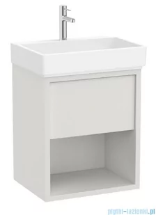 Roca Tura Unik zestaw szafka z umywalką 55x43x60 BIAŁY MAT A852024558 - Szafki łazienkowe - miniaturka - grafika 1