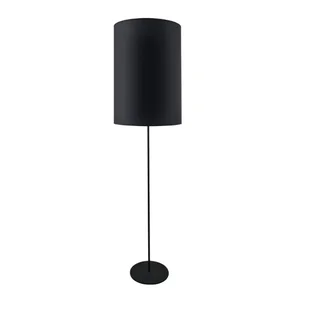 Podłogowa lampa do jadalni Lamego 2021 Shilo tubka abażur czarny - Lampy stojące - miniaturka - grafika 1