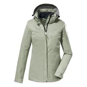 Kurtki damskie - killtec Damska kurtka funkcyjna/kurtka outdoorowa z odpinanym kapturem KOS 133 WMN JCKT, jasna szałwia, 44, 38383-000 - miniaturka - grafika 1