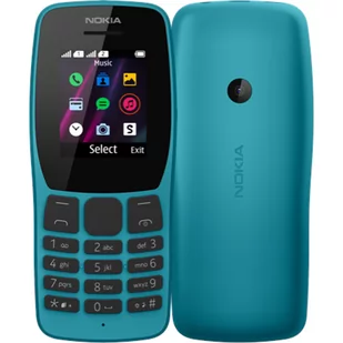 Nokia 110 TA-1192 Dual Sim Niebieski - Telefony komórkowe - miniaturka - grafika 1