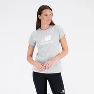 Koszulki i topy damskie - Koszulka damska New Balance WT31546AG  szara - miniaturka - grafika 1