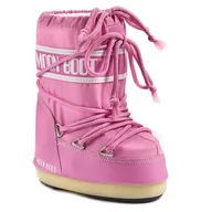 Buty dla dziewczynek - Śniegowce Moon Boot Nylon 14004400063 M Pink - miniaturka - grafika 1