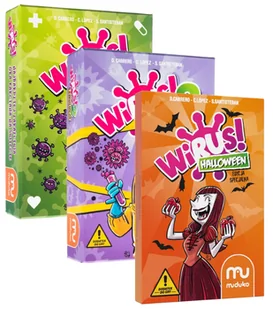 Pakiet Wirus, Wirus 2. Ewolucja, Wirus. Halloween - Gry karciane - miniaturka - grafika 1