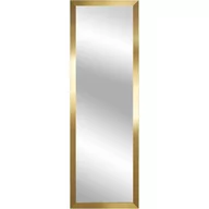 Lustra - Styler Cannes lustro prostokątne 127x47 cm rama złoty błyszczący metaliczny LU-12275 - miniaturka - grafika 1