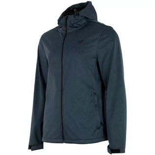 Kurtki męskie - Kurtka Męska 4F Softshell Ciemny Granat Melanż H4Z22 Sfm350 30M-L - grafika 1