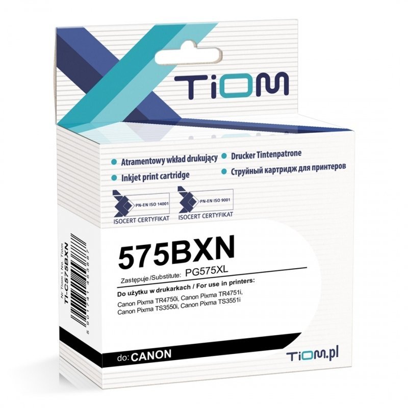 Tusz Tiom do Canon 575BXN 5437C001 PG575XL 420 str. black TI-C575BXN