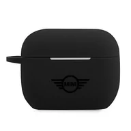 Akcesoria do słuchawek - Mini MIACAPSLTBK AirPods Pro cover czarny/black hard case Silicone Collection - miniaturka - grafika 1