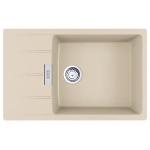 Franke Centro CNG 611-78 GSC Zlewozmywak granitowy jednokomorowy 78x50 cm beżowy 114.0687.319 - Zlewozmywaki - miniaturka - grafika 1