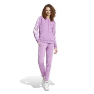 Spodnie damskie - Damski Dres ADIDAS W 3S TR TS IX1098 – Fioletowy - miniaturka - grafika 1
