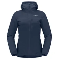 Kurtki i kamizelki sportowe damskie - Kurtka damska Norrona falketind aero60 Zip Hood Rozmiar: M / Kolor: ciemnoniebieski - miniaturka - grafika 1