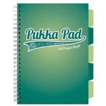 Pukka Project Book Dark A4 kratka 100 kartek 3 szt. - Zeszyty szkolne - miniaturka - grafika 1