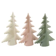 Ozdoby bożonarodzeniowe - Figurka ceramiczna Choinka 16,5 cm mix - miniaturka - grafika 1