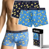 Majtki męskie - Bokserki Męskie 2 Pary Dopasowane W Kaczki Atlantic 2Mh-066 - Xxl - miniaturka - grafika 1