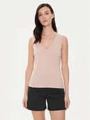 Koszulki i topy damskie - Sisley Top 3I1XLH00S Różowy Regular Fit - miniaturka - grafika 1