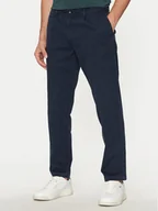 Spodnie męskie - Boss Chinosy 50529308 Granatowy Relaxed Fit - miniaturka - grafika 1