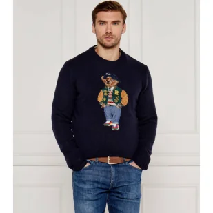 POLO RALPH LAUREN Wełniany sweter | Regular Fit | z dodatkiem kaszmiru - Swetry męskie - miniaturka - grafika 1