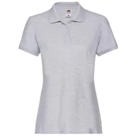 Koszulki sportowe damskie - Damska Koszulka Polo Premium Heather - miniaturka - grafika 1