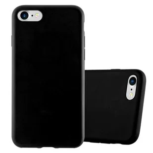 Pokrowiec Do Apple iPhone 7 / 7S / 8 / SE 2020 Etui w CANDY CZARNY TPU Silikon Obudowa Case Cover Ochronny Plecki Cadorabo - Etui i futerały do telefonów - miniaturka - grafika 1